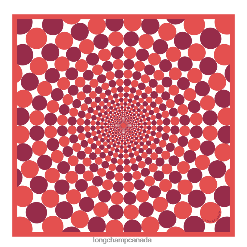 Longchamp Spring/Summer 2023 Collection Silk scarf 70 Fuchsia Women Accessories 2XXDPB1035