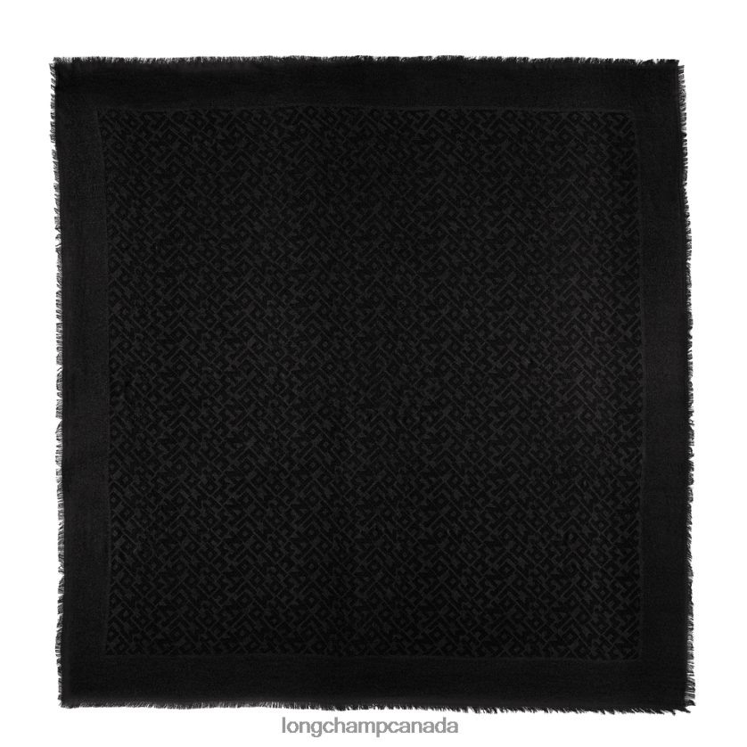 Longchamp Spring/Summer 2023 Collection Shawl Black Women Accessories 2XXDPB969