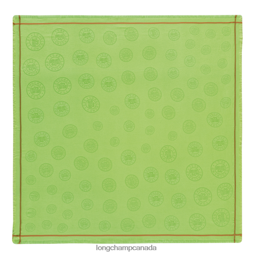 Longchamp Spring/Summer 2023 Collection Shawl Green Light Women Accessories 2XXDPB978