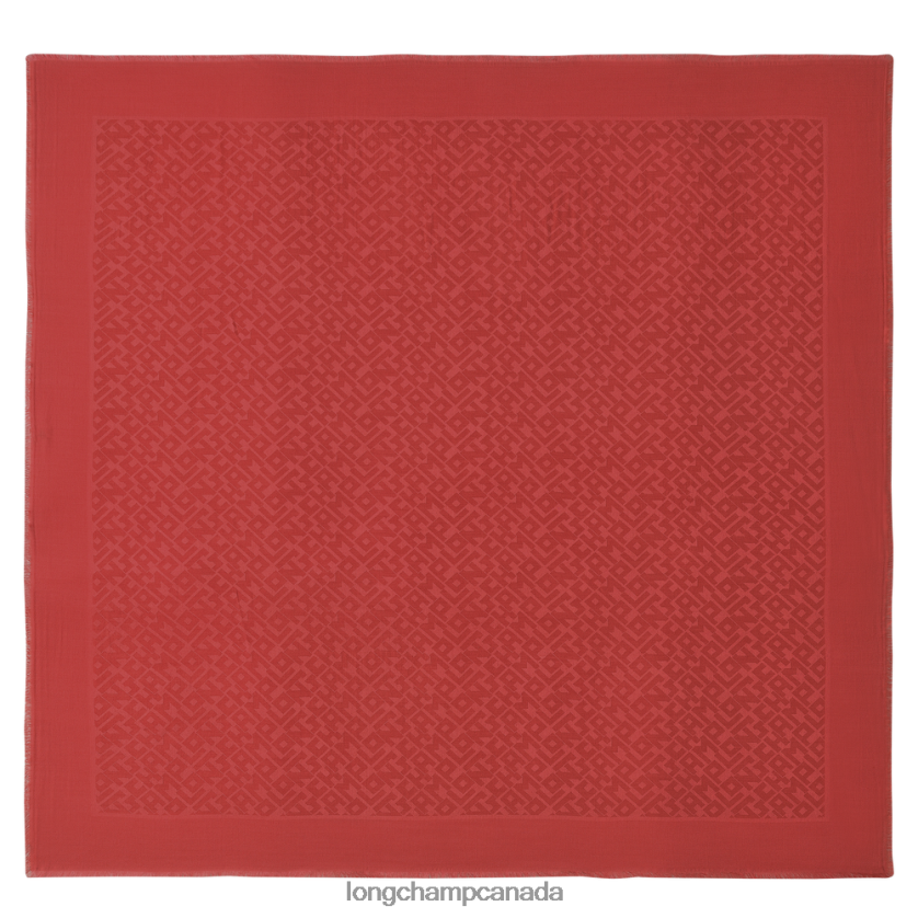 Longchamp Spring/Summer 2023 Collection Shawl Terracotta Women Accessories 2XXDPB970