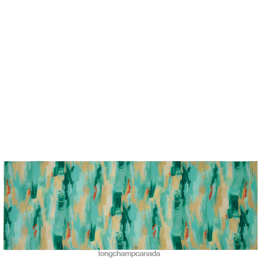Longchamp Spring/Summer 2023 Collection Stole Aqua Women Accessories 2XXDPB1000