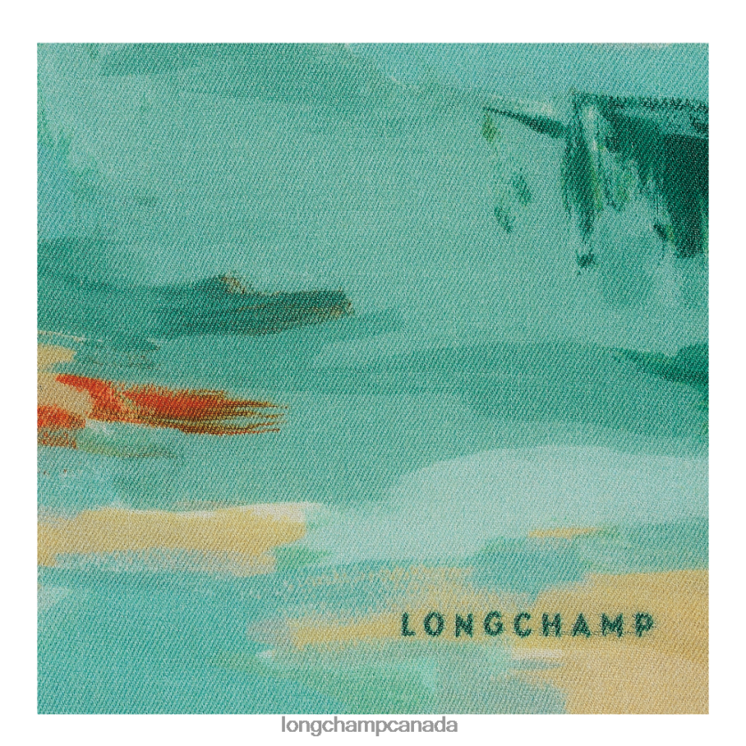 Longchamp Spring/Summer 2023 Collection Stole Aqua Women Accessories 2XXDPB1000