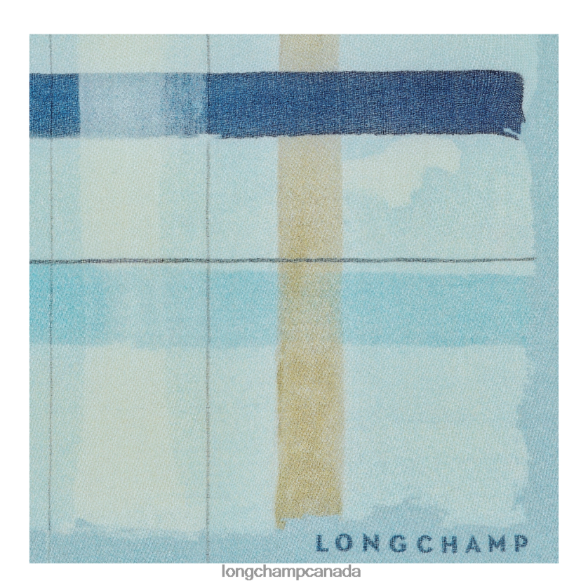 Longchamp Spring/Summer 2023 Collection Stole Aqua Women Accessories 2XXDPB995