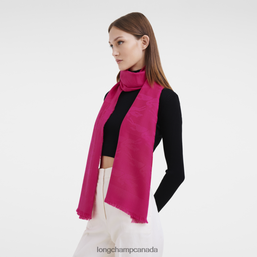 Longchamp Spring/Summer 2023 Collection Stole Fuchsia Women Accessories 2XXDPB985