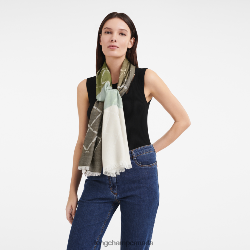 Longchamp Spring/Summer 2023 Collection Stole Green Light Women Accessories 2XXDPB999