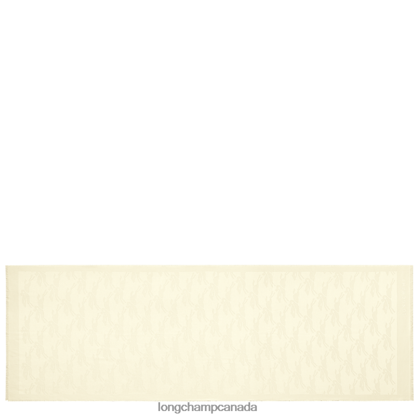 Longchamp Spring/Summer 2023 Collection Stole Ivory Women Accessories 2XXDPB984