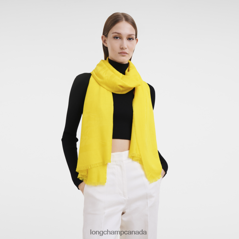 Longchamp Spring/Summer 2023 Collection Stole Lemon Women Accessories 2XXDPB983