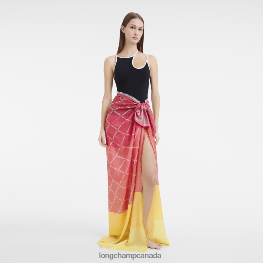 Longchamp Spring/Summer 2023 Collection Stole Yellow Women Accessories 2XXDPB998