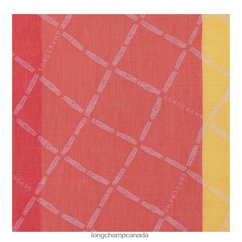 Longchamp Spring/Summer 2023 Collection Stole Yellow Women Accessories 2XXDPB998