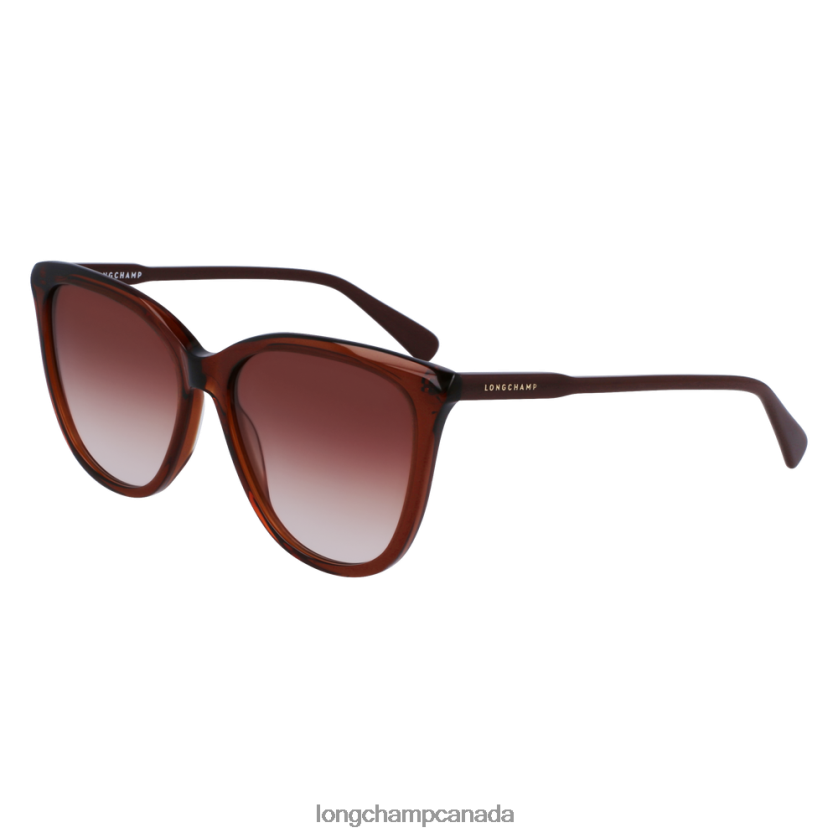 Longchamp Fall/Winter 2022 Collection Sunglasses Brown/Beige Women Accessories 2XXDPB906