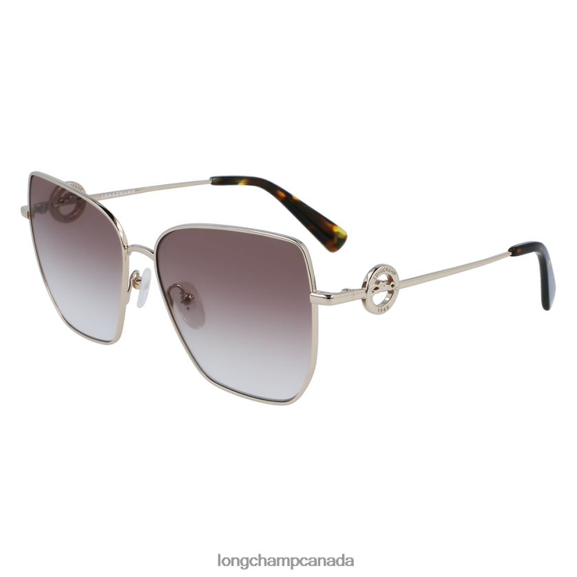 Longchamp Spring/Summer Collection 2023 Sunglasses Gold/Pink Women Accessories 2XXDPB883