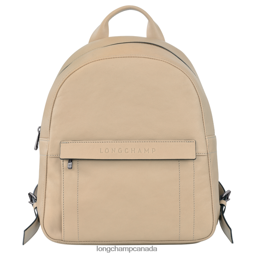 Longchamp 3D Backpack Beige Women Bags 2XXDPB431