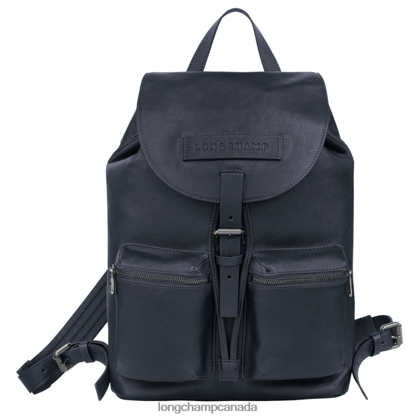 Longchamp 3D Backpack Midnight Blue Women Bags 2XXDPB454