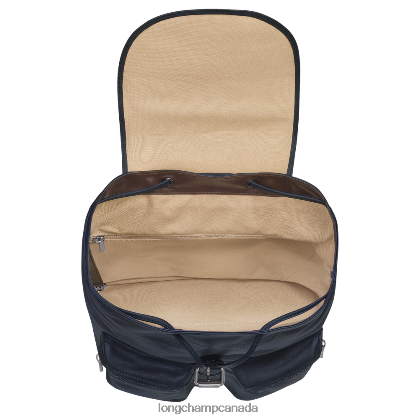 Longchamp 3D Backpack Midnight Blue Women Bags 2XXDPB454