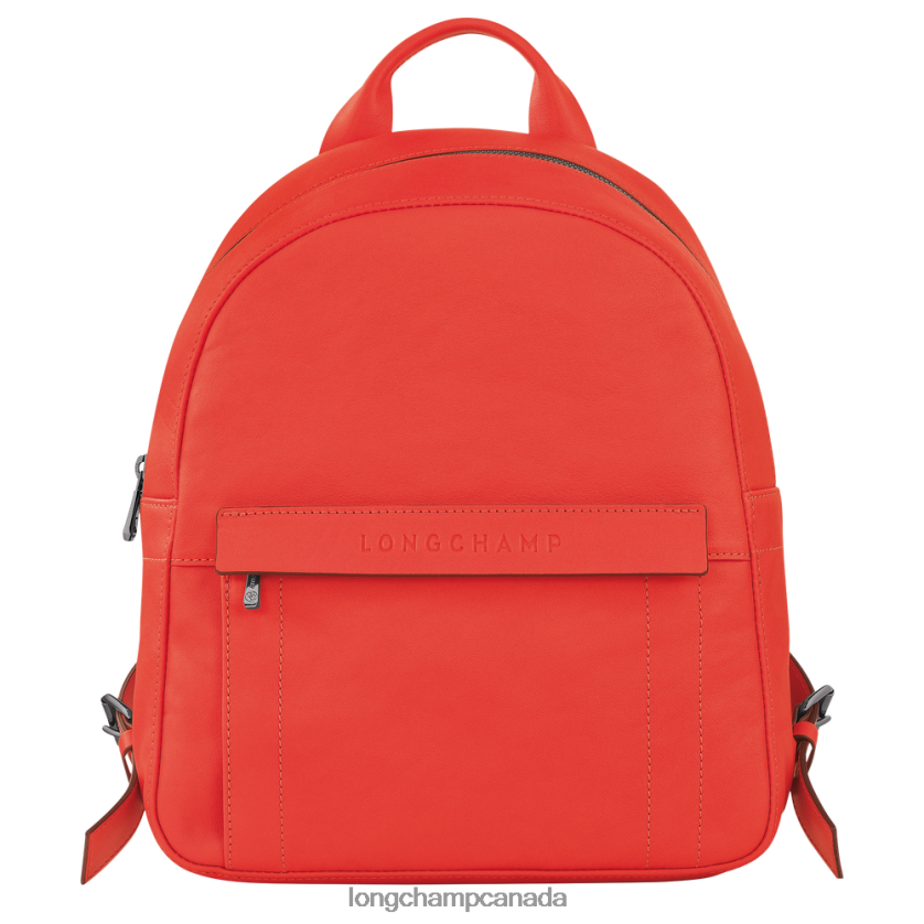 Longchamp 3D Backpack Orange Women Bags 2XXDPB433