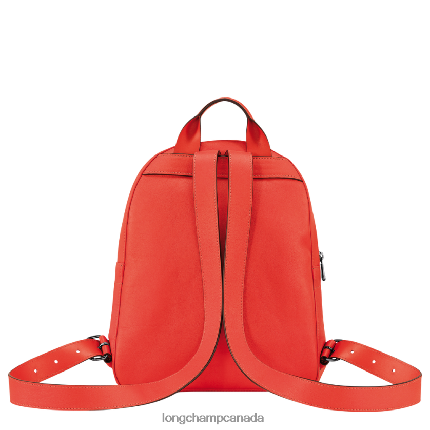 Longchamp 3D Backpack Orange Women Bags 2XXDPB433