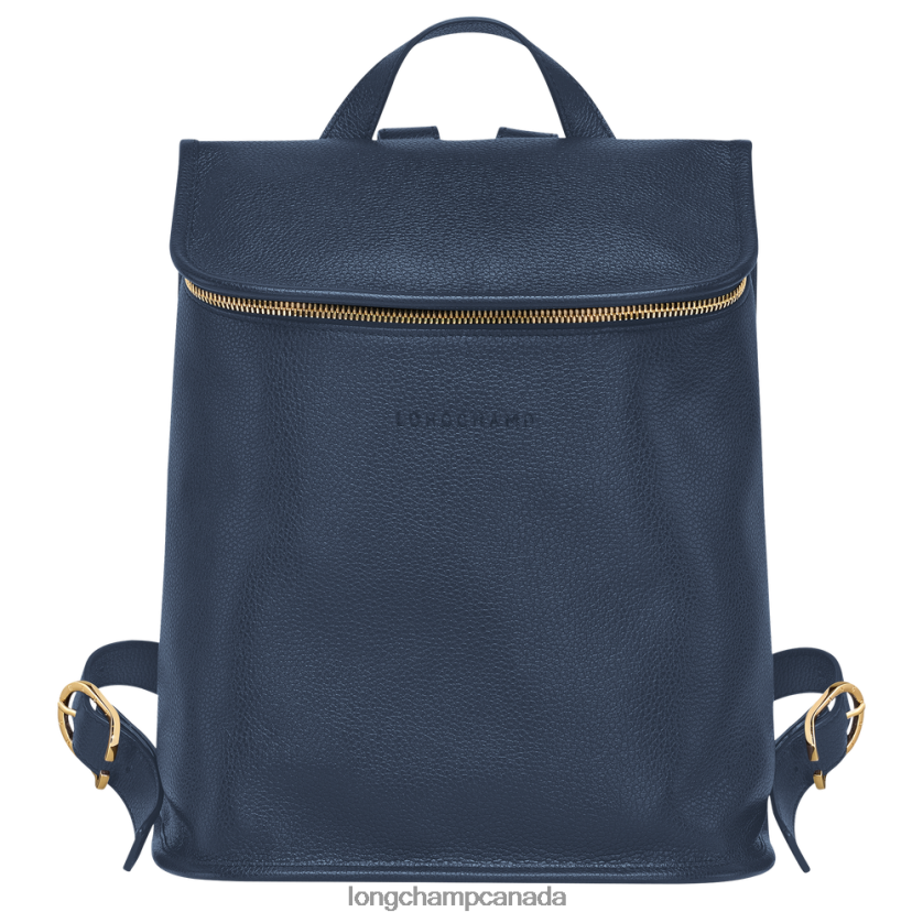 Longchamp Le Foulonne Backpack Navy Women Bags 2XXDPB430