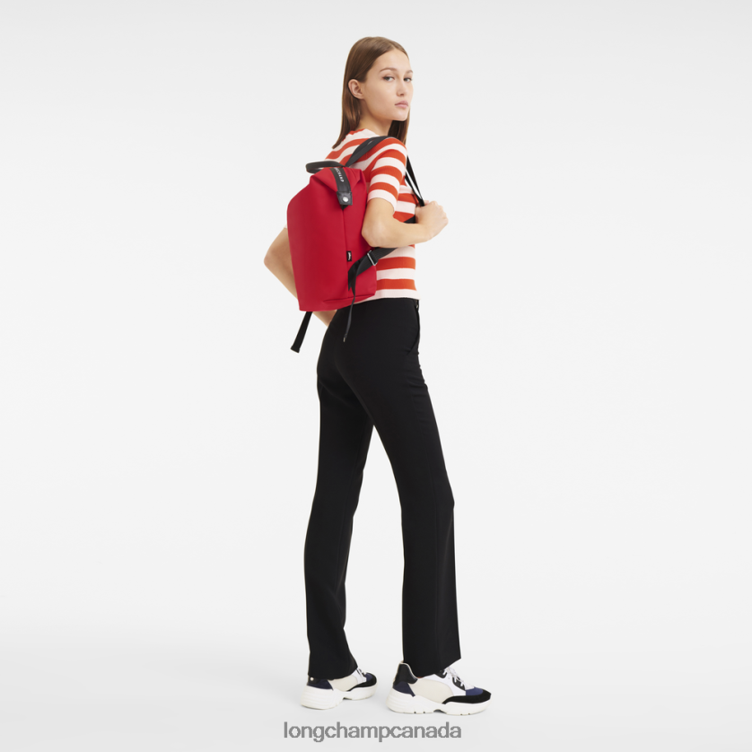 Longchamp Le Pliage Energy Backpack Poppy Women Bags 2XXDPB425