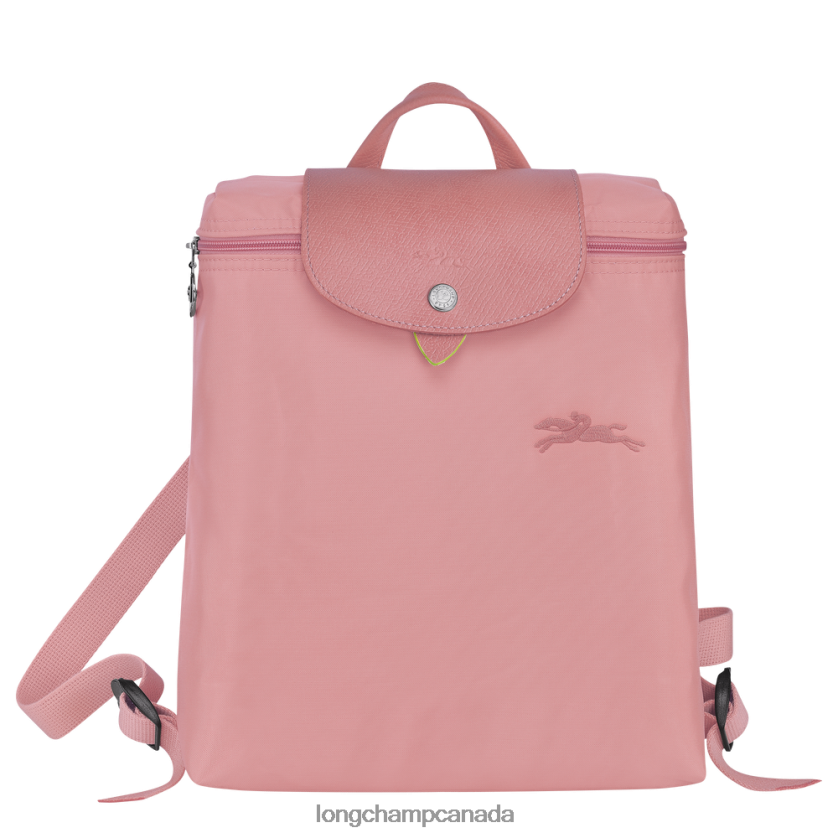 Longchamp Le Pliage Green Backpack Petal Pink Women Bags 2XXDPB440