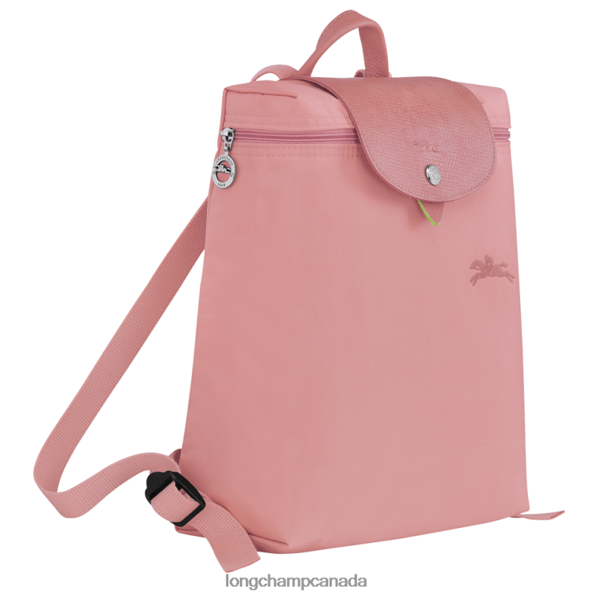 Longchamp Le Pliage Green Backpack Petal Pink Women Bags 2XXDPB440