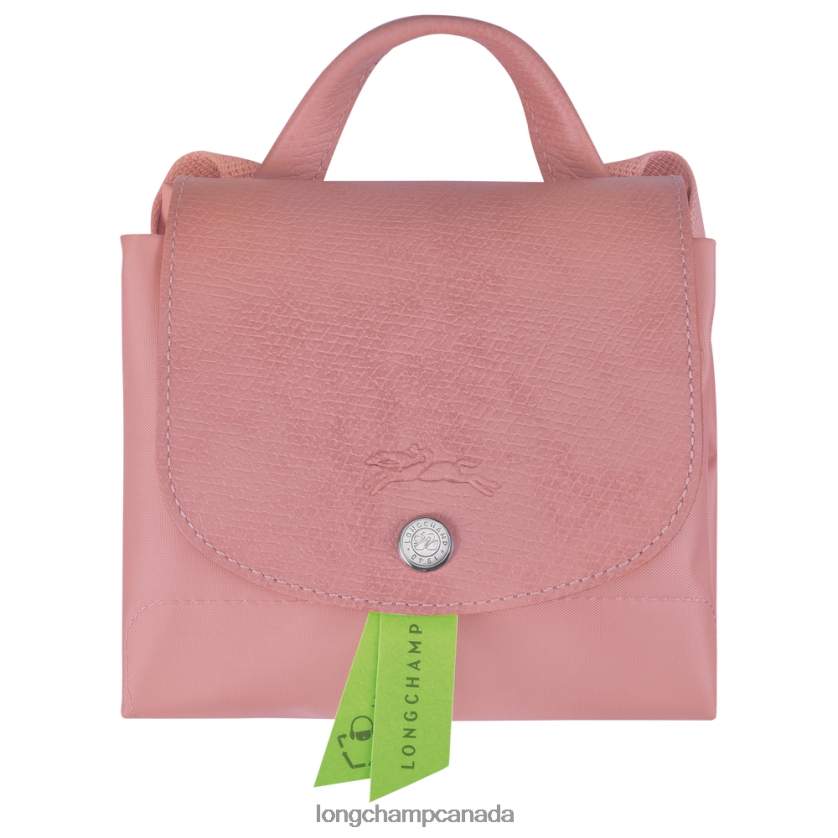 Longchamp Le Pliage Green Backpack Petal Pink Women Bags 2XXDPB440