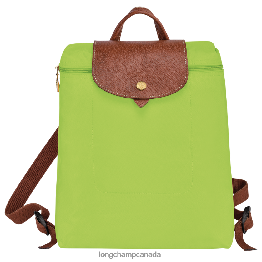 Longchamp Le Pliage Original Backpack Green Light Women Bags 2XXDPB442