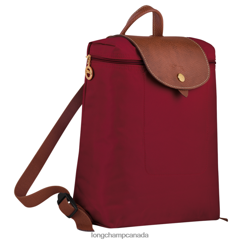 Longchamp Le Pliage Original Backpack Red Women Bags 2XXDPB443