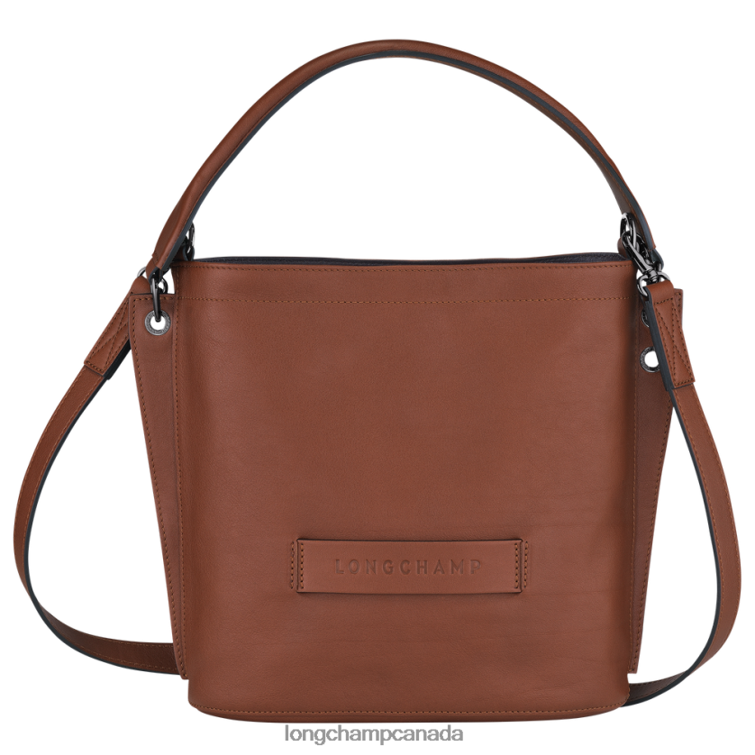Longchamp 3D Crossbody bag Cognac Women Bags 2XXDPB316