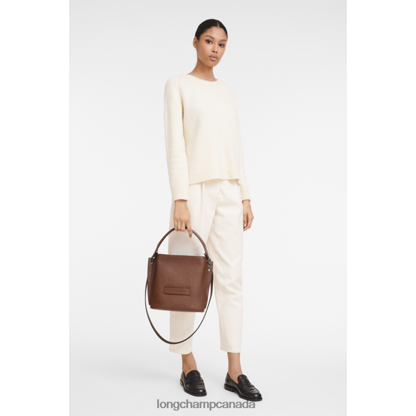 Longchamp 3D Crossbody bag Cognac Women Bags 2XXDPB316