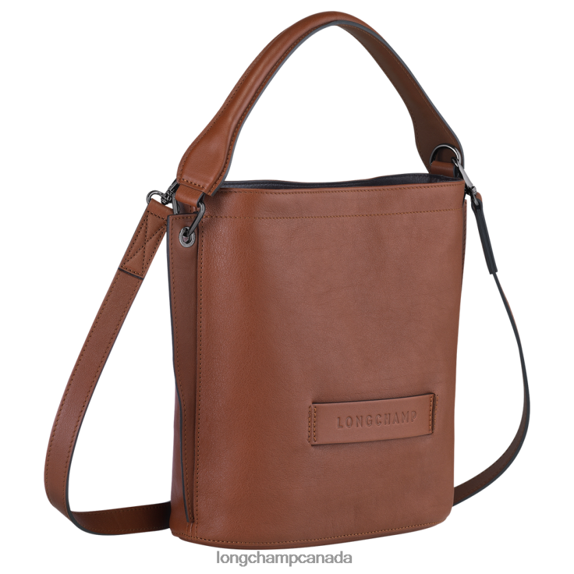 Longchamp 3D Crossbody bag Cognac Women Bags 2XXDPB316