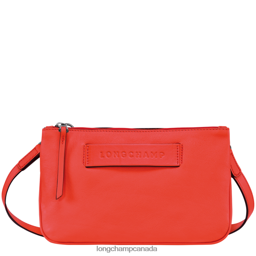 Longchamp 3D Crossbody bag Orange Women Bags 2XXDPB320