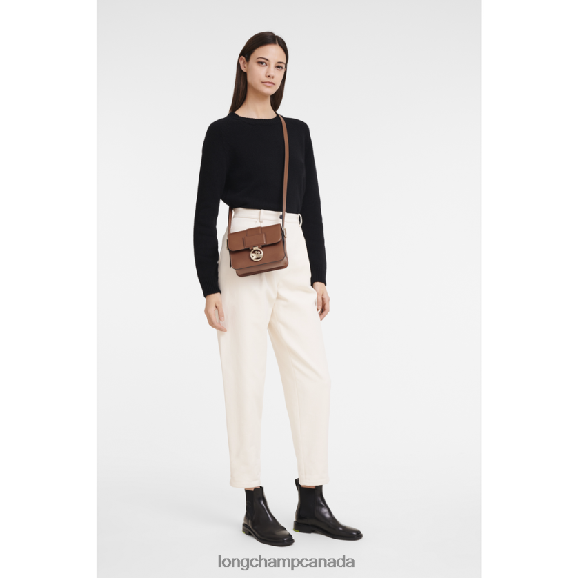 Longchamp Box-Trot Crossbody bag Cognac Women Bags 2XXDPB230