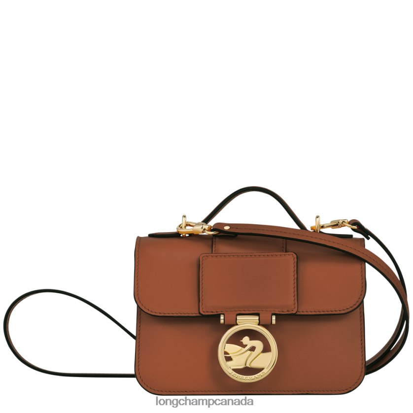 Longchamp Box-Trot Crossbody bag Cognac Women Bags 2XXDPB236