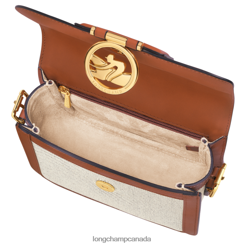 Longchamp Box-Trot Crossbody bag Cognac Women Bags 2XXDPB243