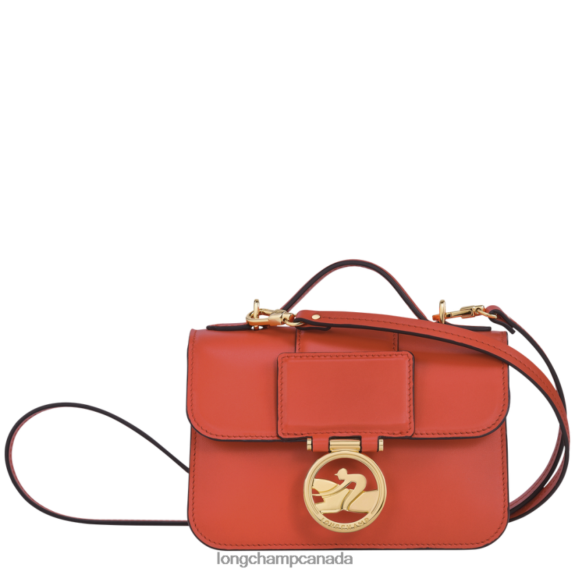 Longchamp Box-Trot Crossbody bag Orange Women Bags 2XXDPB21