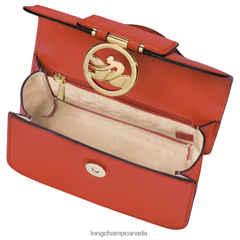 Longchamp Box-Trot Crossbody bag Orange Women Bags 2XXDPB21