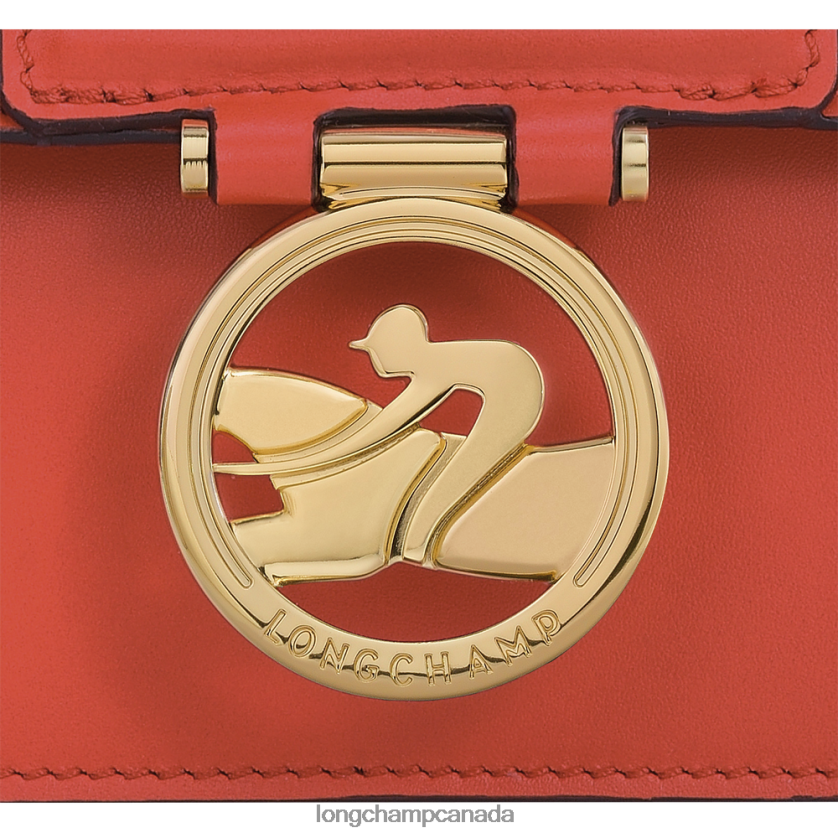 Longchamp Box-Trot Crossbody bag Orange Women Bags 2XXDPB21