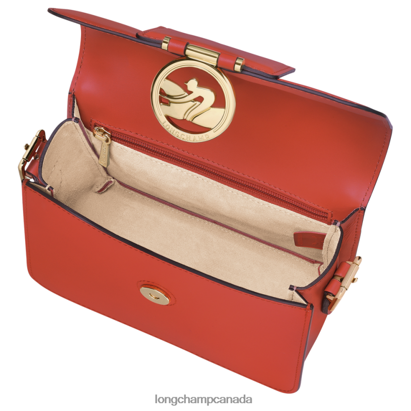 Longchamp Box-Trot Crossbody bag Orange Women Bags 2XXDPB229