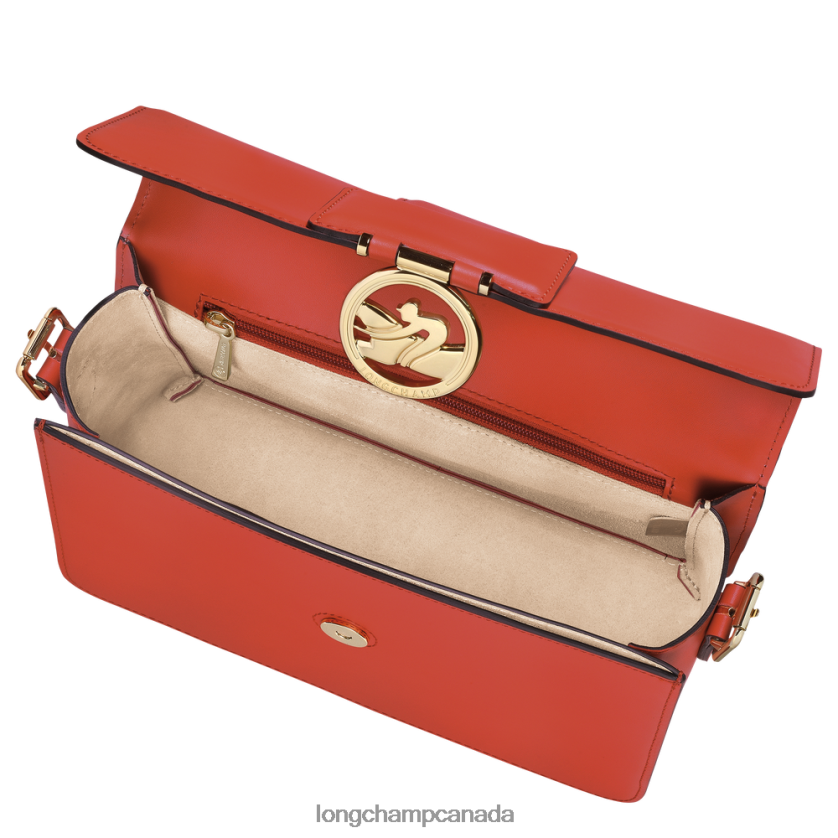 Longchamp Box-Trot Crossbody bag Orange Women Bags 2XXDPB232