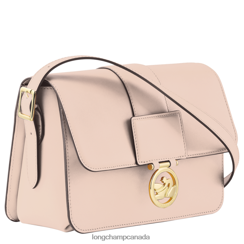 Longchamp Box-Trot Crossbody bag Pale Pink Women Bags 2XXDPB234