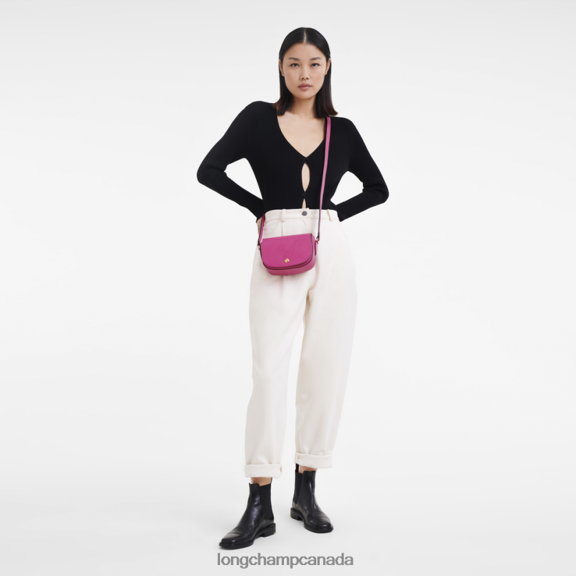 Longchamp Epure Crossbody bag Fuchsia Women Bags 2XXDPB291