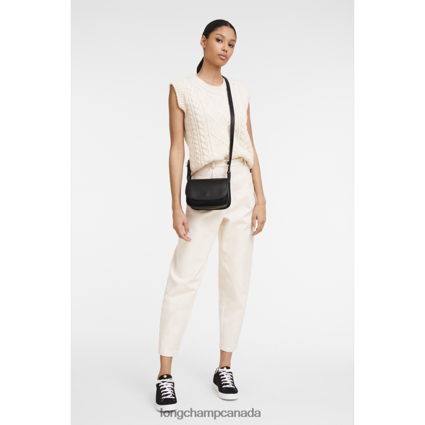 Longchamp Le Foulonne Crossbody bag Black Women Bags 2XXDPB261