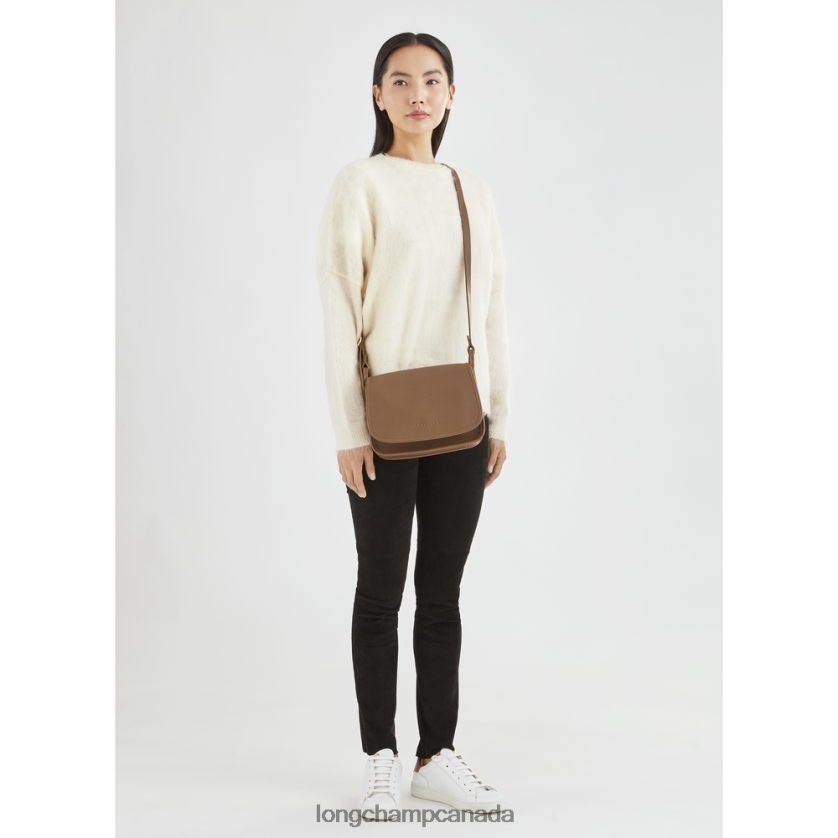 Longchamp Le Foulonne Crossbody bag Caramel Women Bags 2XXDPB270