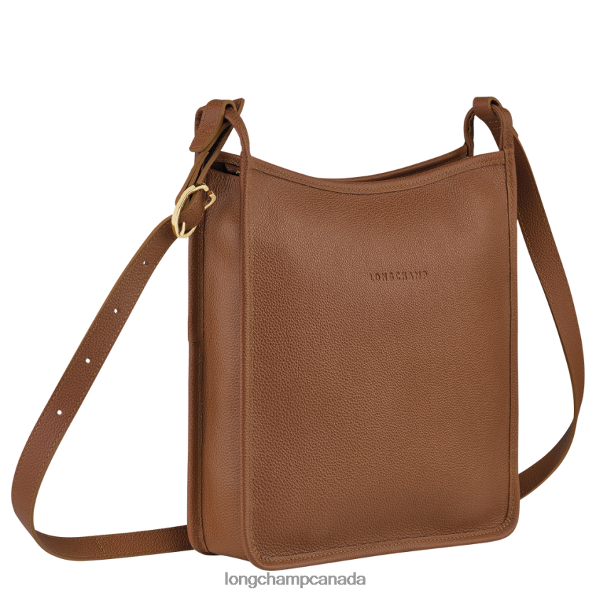 Longchamp Le Foulonne Crossbody bag Caramel Women Bags 2XXDPB281