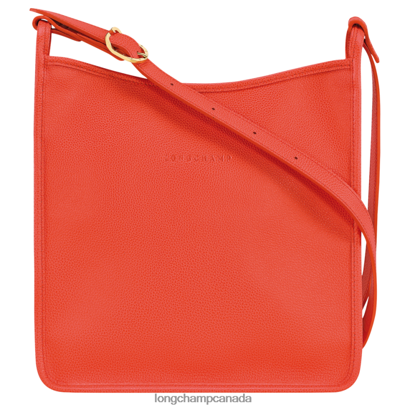 Longchamp Le Foulonne Crossbody bag Orange Women Bags 2XXDPB26
