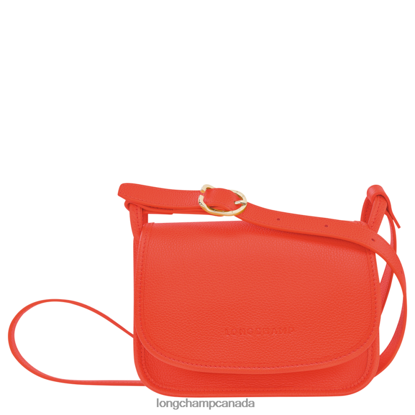 Longchamp Le Foulonne Crossbody bag Orange Women Bags 2XXDPB262