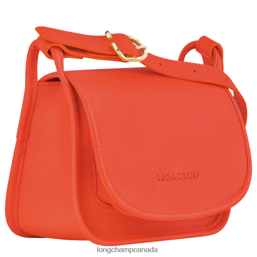 Longchamp Le Foulonne Crossbody bag Orange Women Bags 2XXDPB262