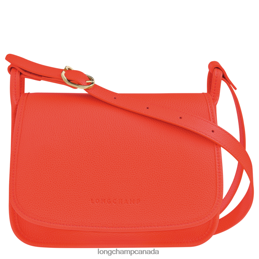 Longchamp Le Foulonne Crossbody bag Orange Women Bags 2XXDPB269