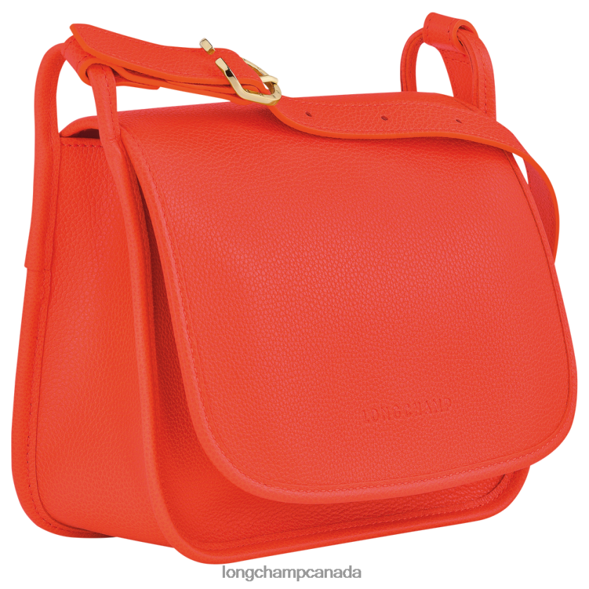 Longchamp Le Foulonne Crossbody bag Orange Women Bags 2XXDPB269