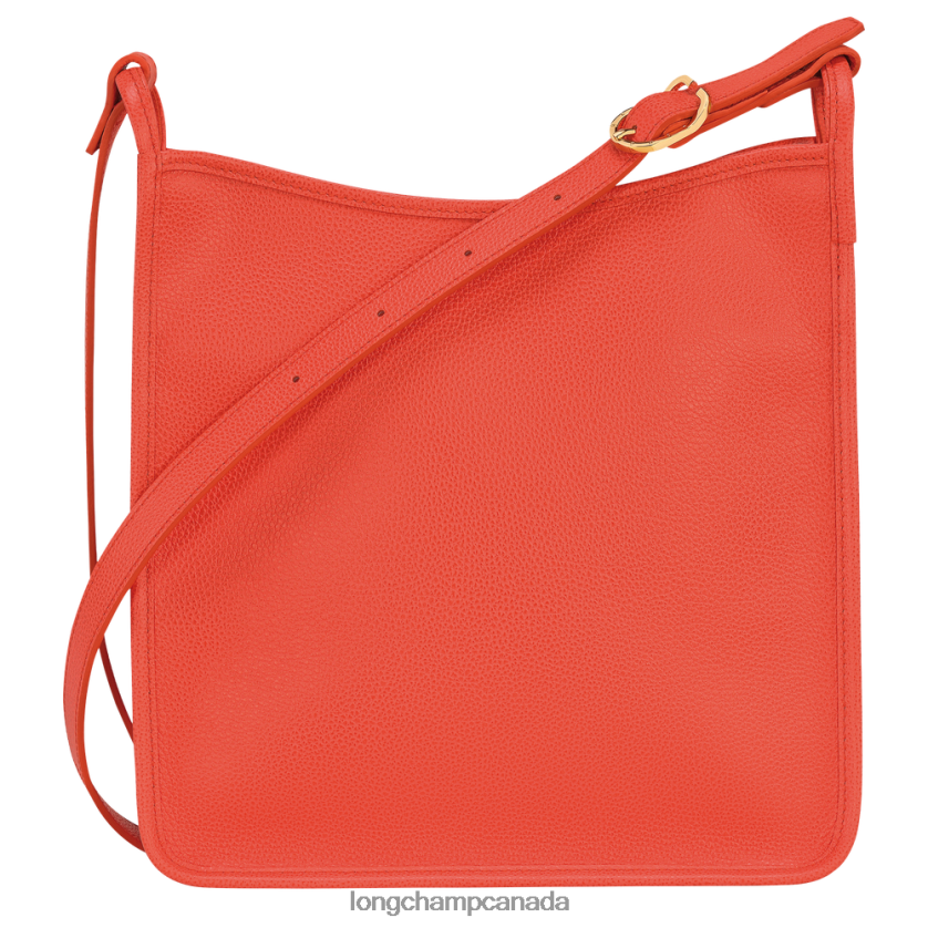 Longchamp Le Foulonne Crossbody bag Orange Women Bags 2XXDPB26